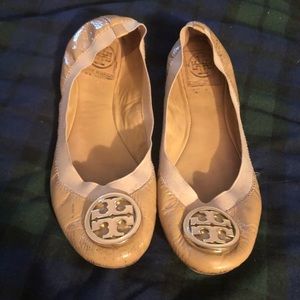 Tory Burch nude flats